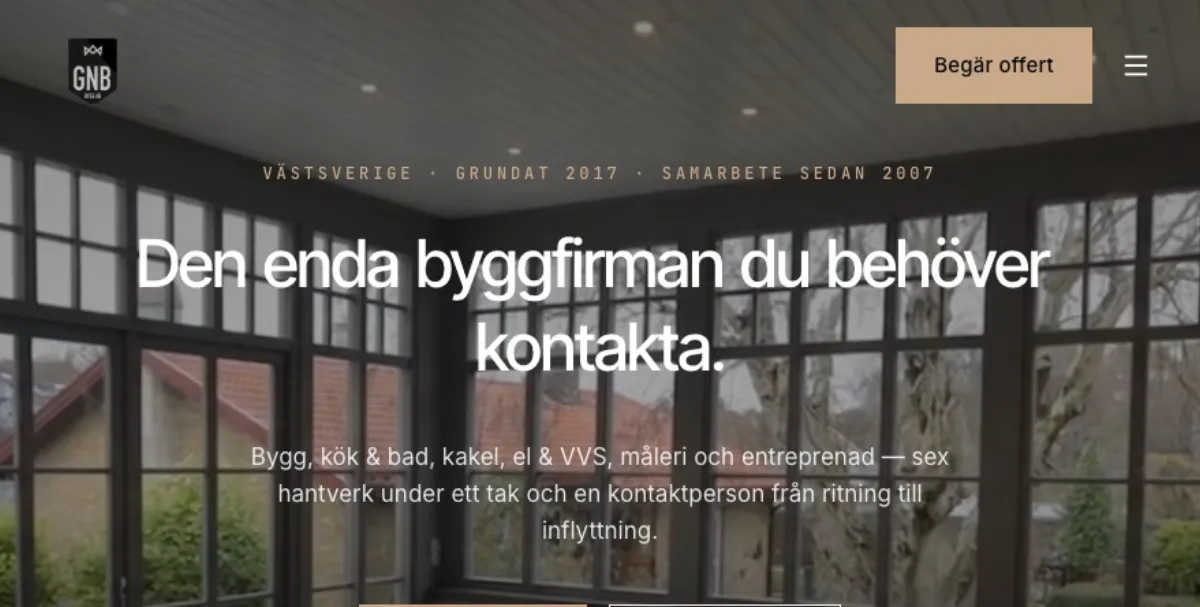 Göteborg Nya Bygg – screenshot
