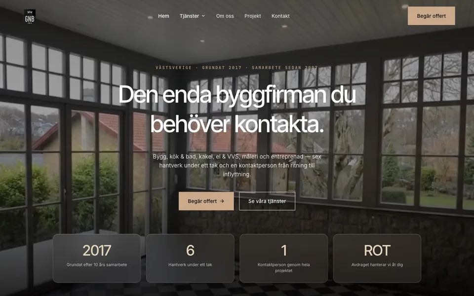 Göteborg Nya Bygg – screenshot