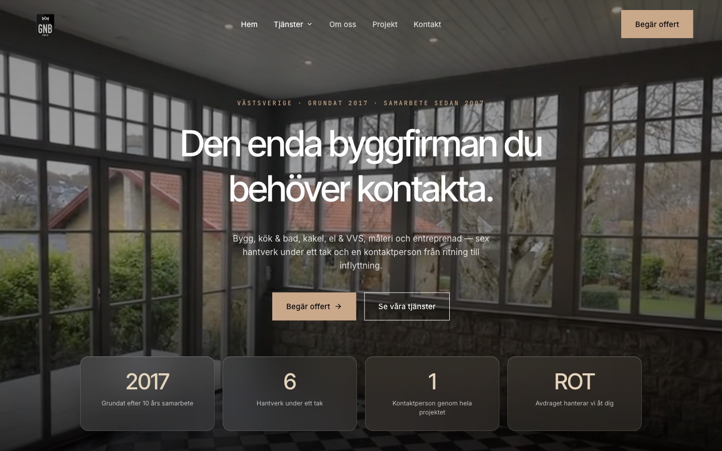 Göteborg Nya Bygg – screenshot